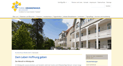 Desktop Screenshot of krankenhaus-woltersdorf.de