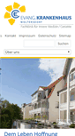 Mobile Screenshot of krankenhaus-woltersdorf.de